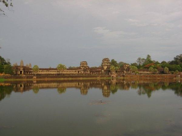 Angkor Wat as the sun goes down