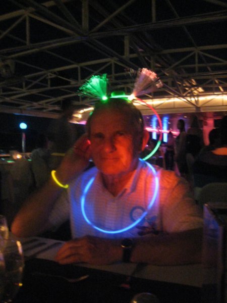 Peter in the obligatory Thai dayglo tack