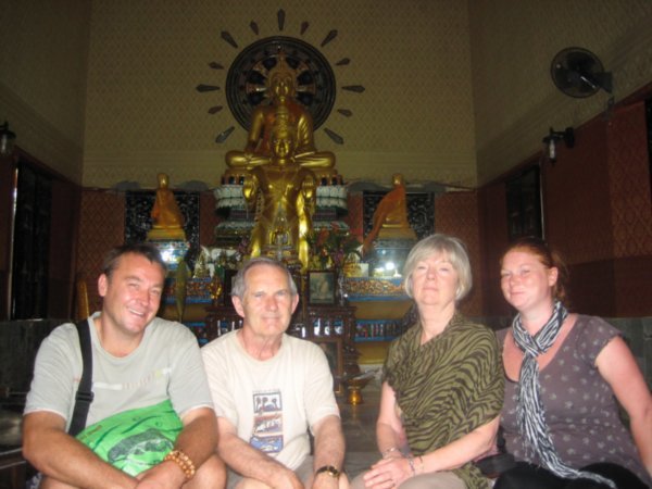 Us at the Buddhist temple