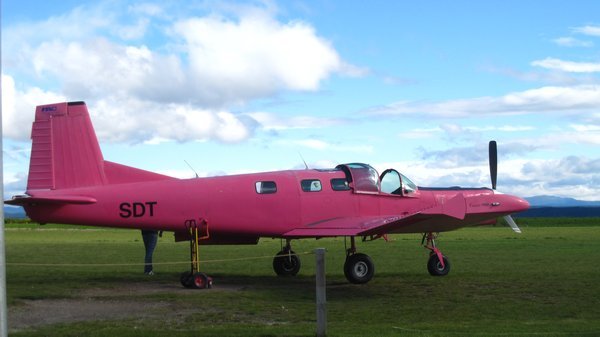 The pink plane!!
