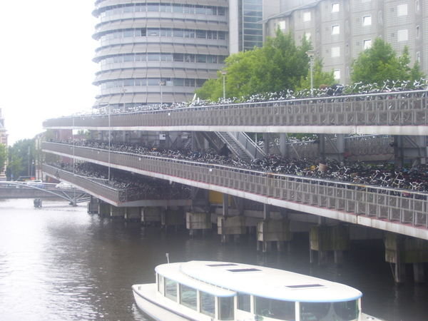 Bike Parking Station at Amsterdam Central