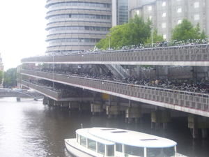 Bike Parking Station at Amsterdam Central