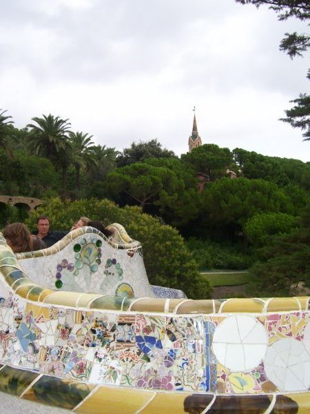 Ceramic-tile work by Gaudi