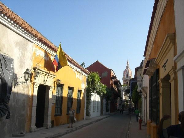 The streets of Cartagena