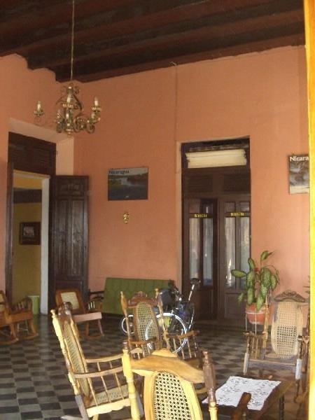 Lobby of the Hotel Espinge, Granada, Nicaragua