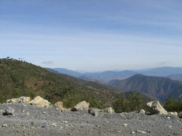 Road from Coba to Huehuetenango, Guatemala