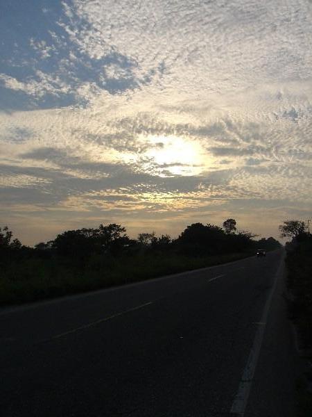 Road from Las Choapas to Acayucan