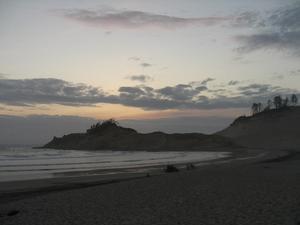 Sunset at Pacific City, Oregon