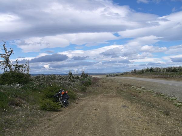 On the road on Patagonia