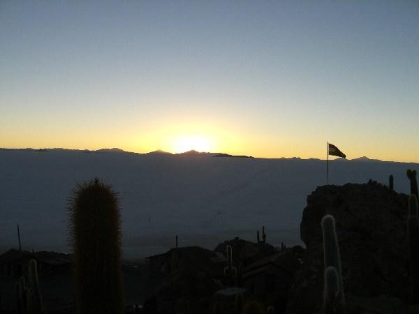 Sunset on Incahuasi