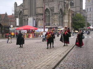 Medival Festivities in front of St. Nicholas