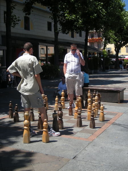 Street Chess, very popular in Europe