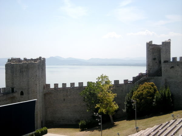 Looking out over Lake Trasimeno