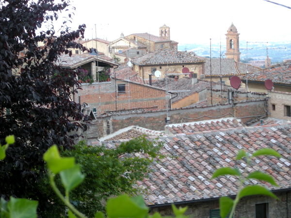The rooftops of Montepulciano