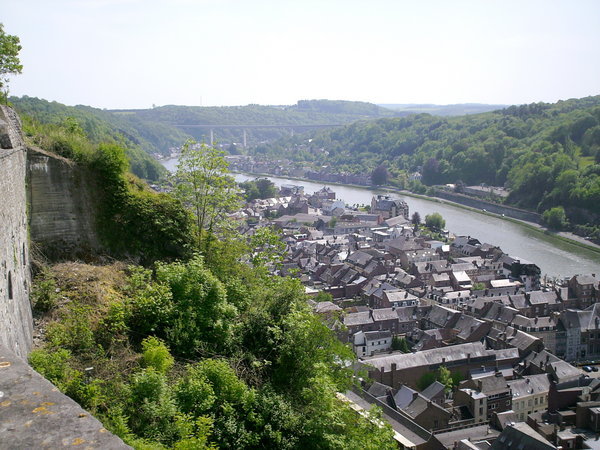 Dinant as seen from the Citadel