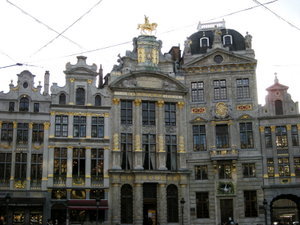 Area of the first stone houses on the Grand Place