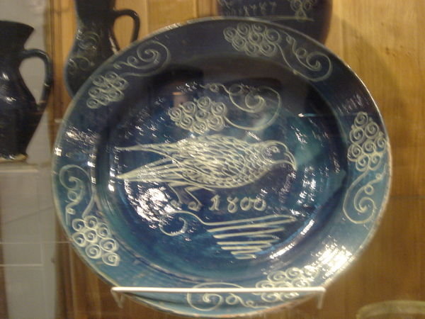 A cool old plate