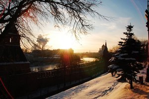 Vue sur la rivière Moskva depuis le Kremlin