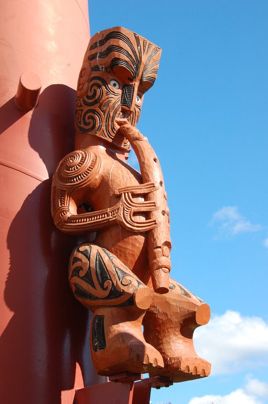Sculpture maori