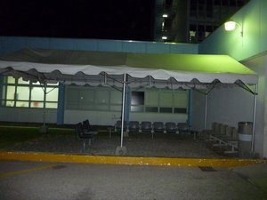 Aruba Hospital Waiting Tent