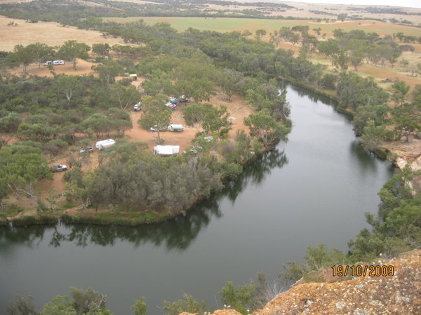 Allendale Pool from rock lookout