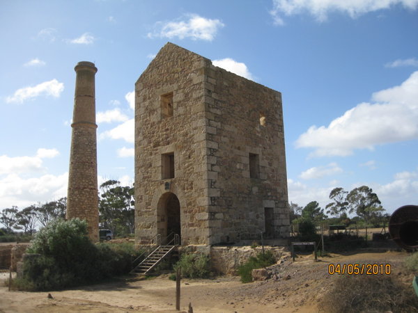 Moonta Copper mine ruins