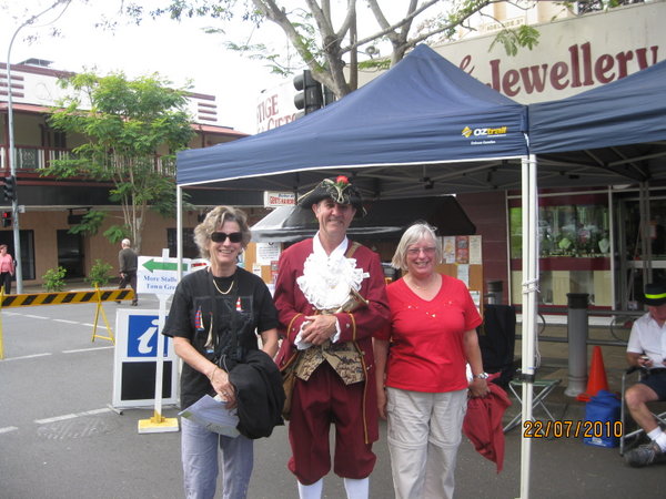 with Town Crier - Maryborough