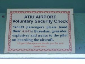 Atiu Airport Security | Photo