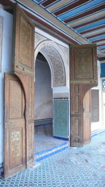 Doorway in the Bahia Palace