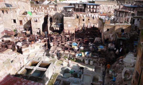 Tanneries at Fes