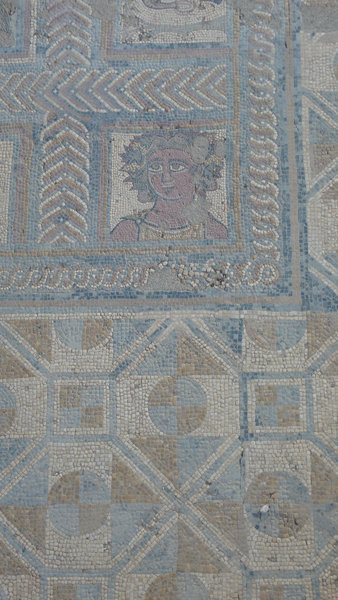 Mosiac floor detail at Conimbriga