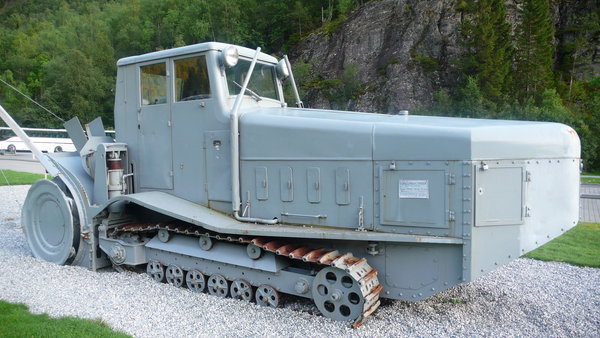 Retired Snow plow at Geiranger