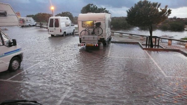 Flooded out on the Algarve