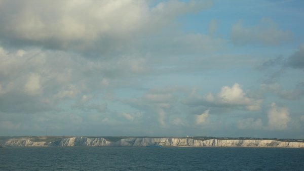 Almost home - Dover's White cliffs