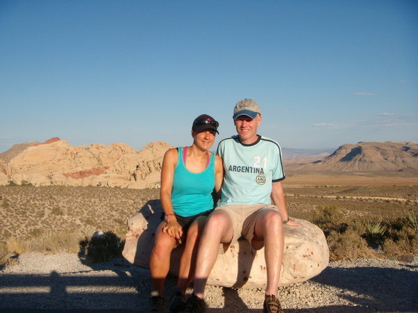 Gra and I at Red Rock Canyon