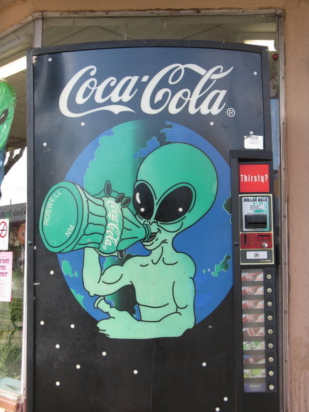 Auch Aliens werden durstig