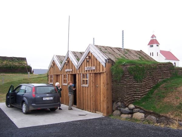 The sweetest petrol station in Iceland!
