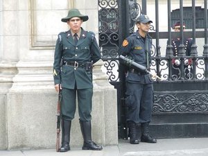 lima  changing of the guards