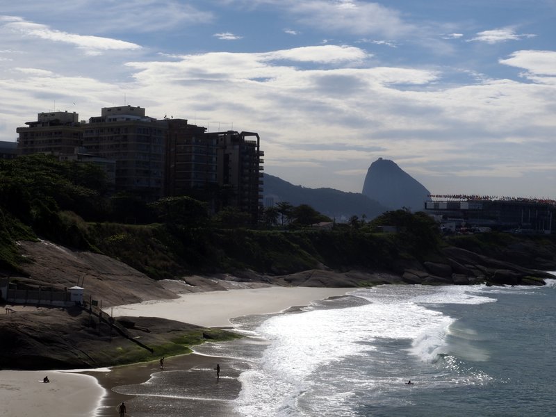 Sugar Loaf from the Start of Ipanema