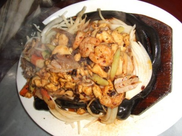 Hot plate Seafood 