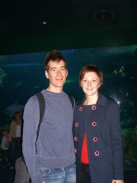 Me and Dave at the Aquarium