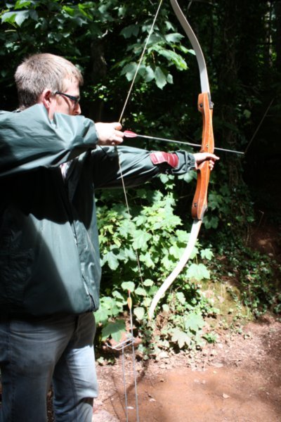 Kevin in archery