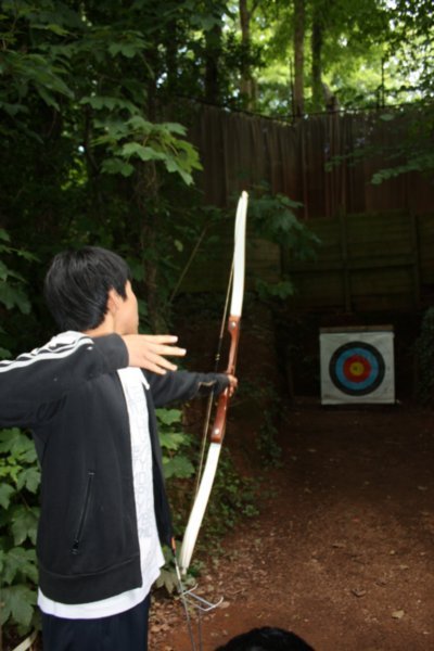 Shawn in archery