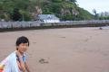 Sang Hyuk on Torquay beach