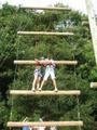 Yeo Myeong and Ji Na climbing 'Jacob's Ladder'