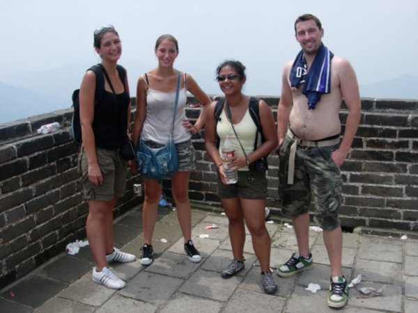 we made it to the top of the Great wall!