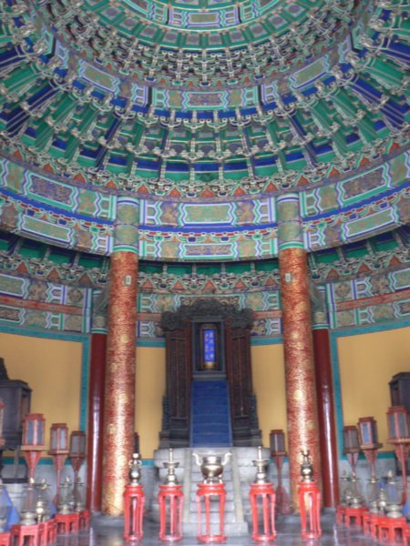 inside the temple of heaven