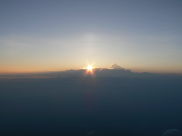 sunrise from mount fuji