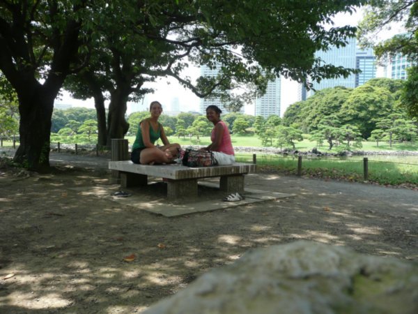 picnic in the hama-rikyu gardens