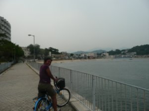 Biking around the Island